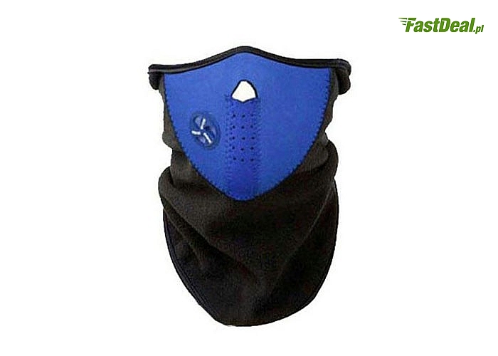 Maska termoaktywna doskonale nadaje się do ochrony twarzy podczas aktywności fizycznych na wolnym powietrzu