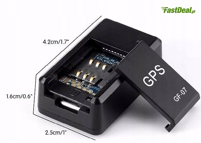 Mini lokalizator GPS z ukrytym podsłuchem