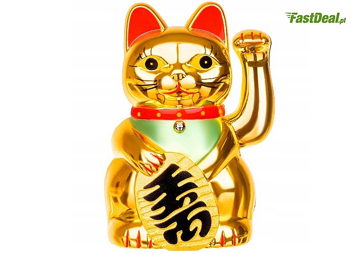 Sprowadź szczęście do swojego domu! Chiński Kot Maneki-Neko przynoszący pomyślność!