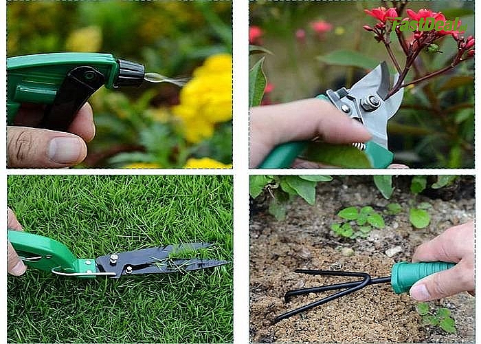 Zestaw narzędzi do ogrodu w praktycznej walizce dla każdego miłośnika roślin