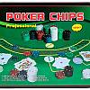 Zestaw do gry w pokera! 500 żetonów, 2 talie kart oraz mata w zestawie!