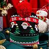 Świąteczna czapka motyw choinki